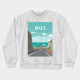 Pandawa bali beach surf summer Crewneck Sweatshirt